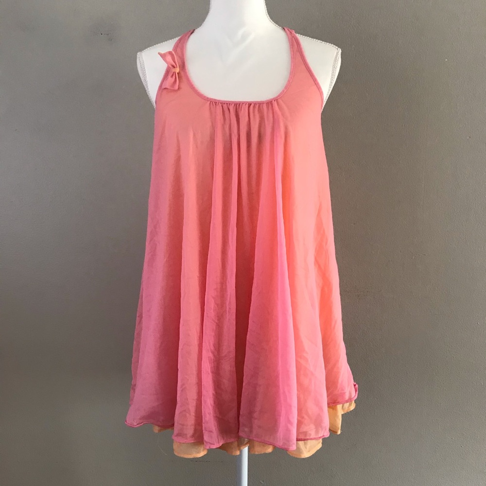 Betsey Johnson double layered racerback cami